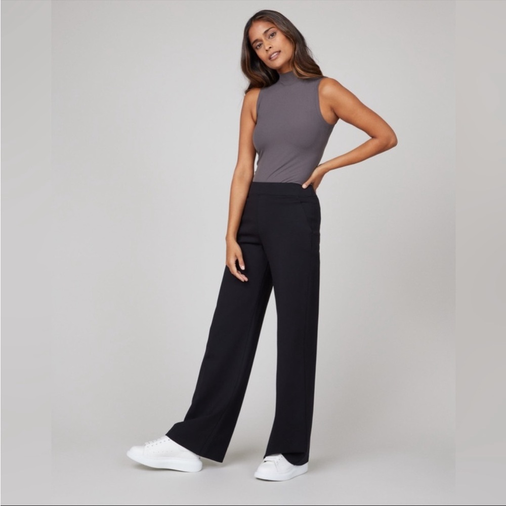SPANX The Perfect Pant, Wide Leg in Classic Black Size 1X nwot